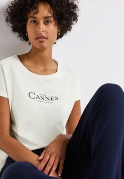 Shirt met folietekst