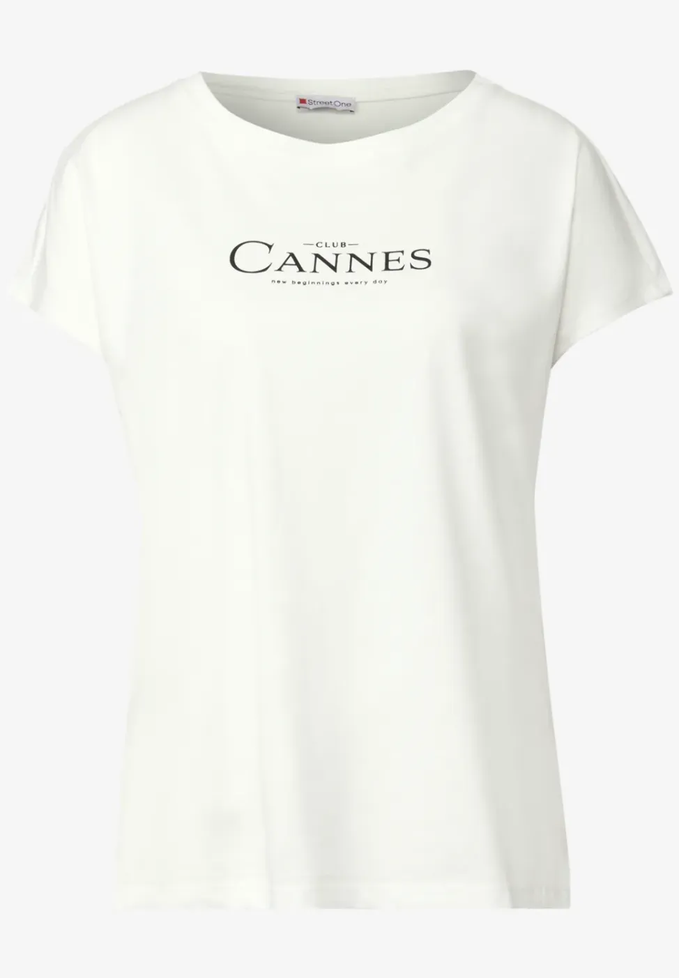 Shirt met folietekst