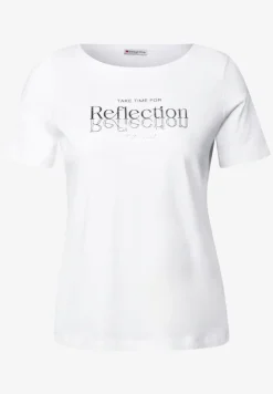 Shirt met folietekst