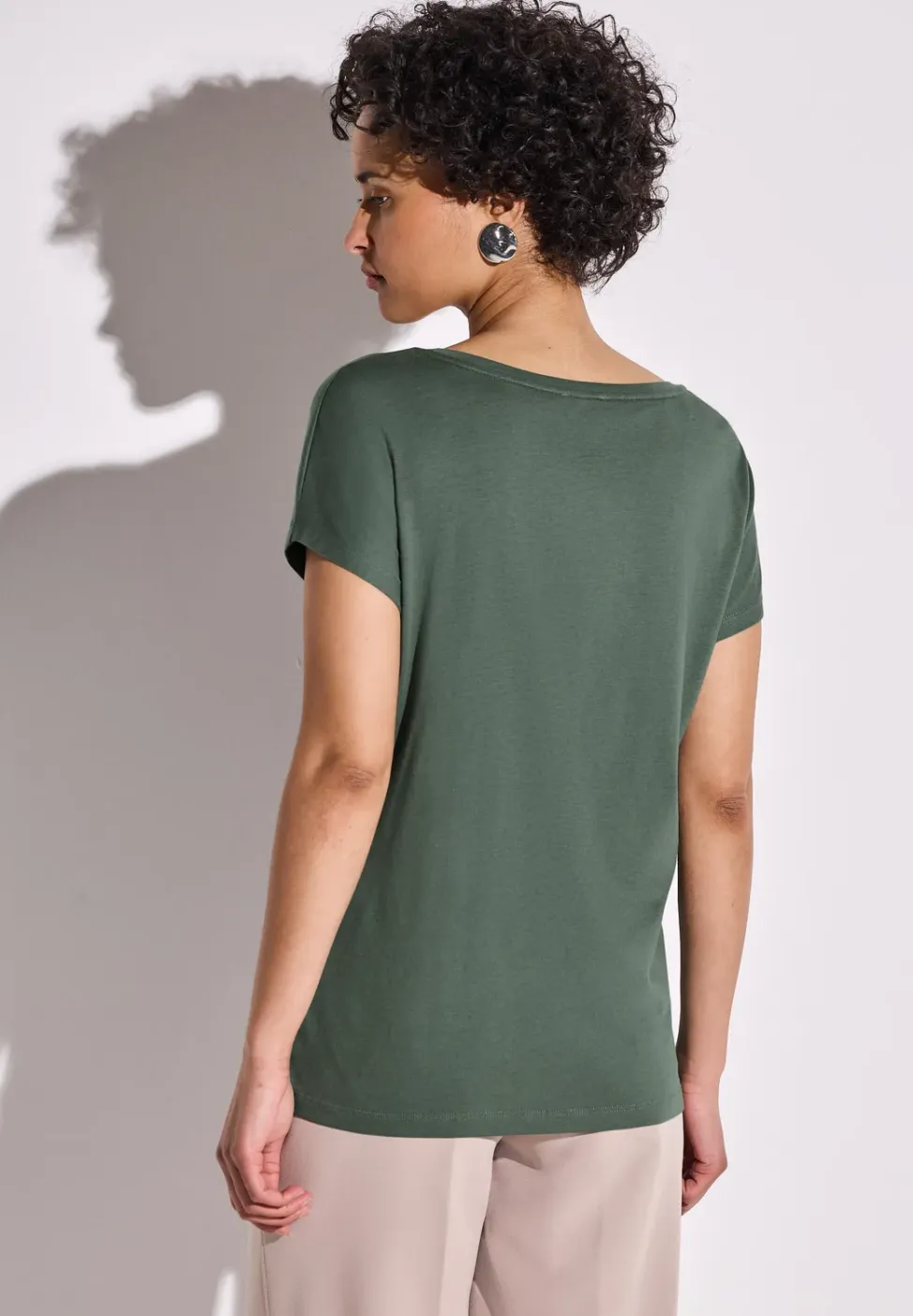 Shirt met folietekst