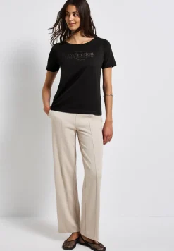 Shirt met folietekst