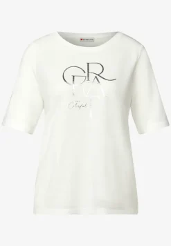 Shirt met folietekst