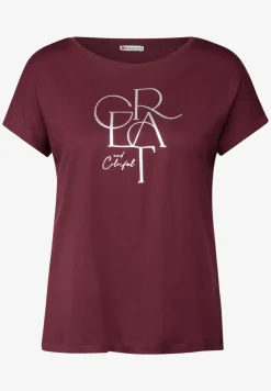 Shirt met folietekst