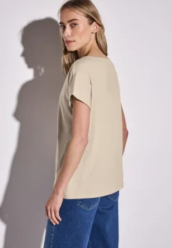 Shirt met folietekst