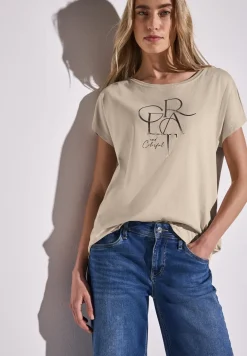 Shirt met folietekst