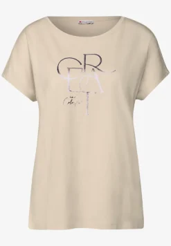 Shirt met folietekst