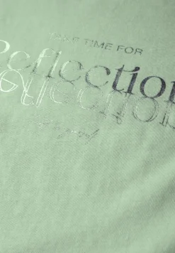 Shirt met folietekst