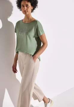 Shirt met folietekst