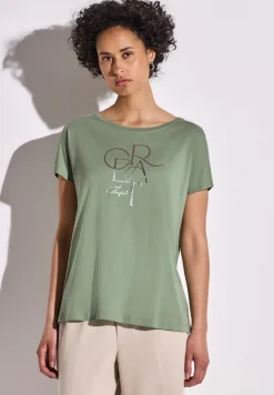 Shirt met folietekst