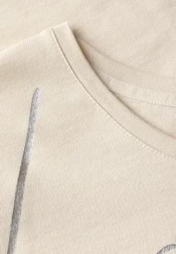 Shirt met folietekst