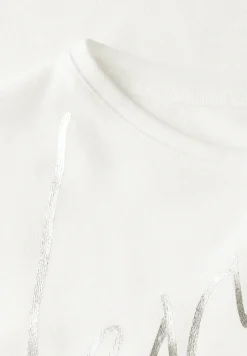 Shirt met folietekst