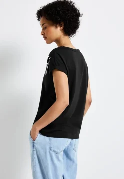 Shirt met folietekst