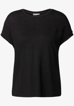 Shirt met gaatjesdetail