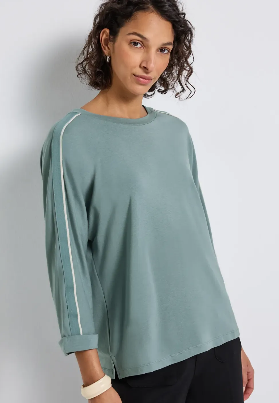 Shirt met gallonstrepen