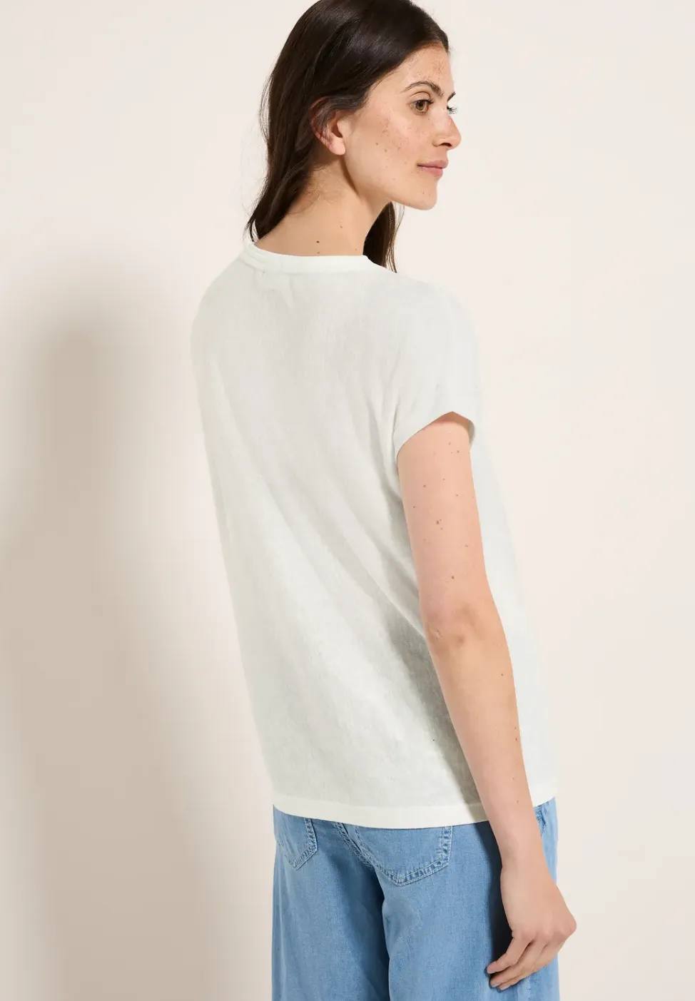 Shirt met geborduurd patroon