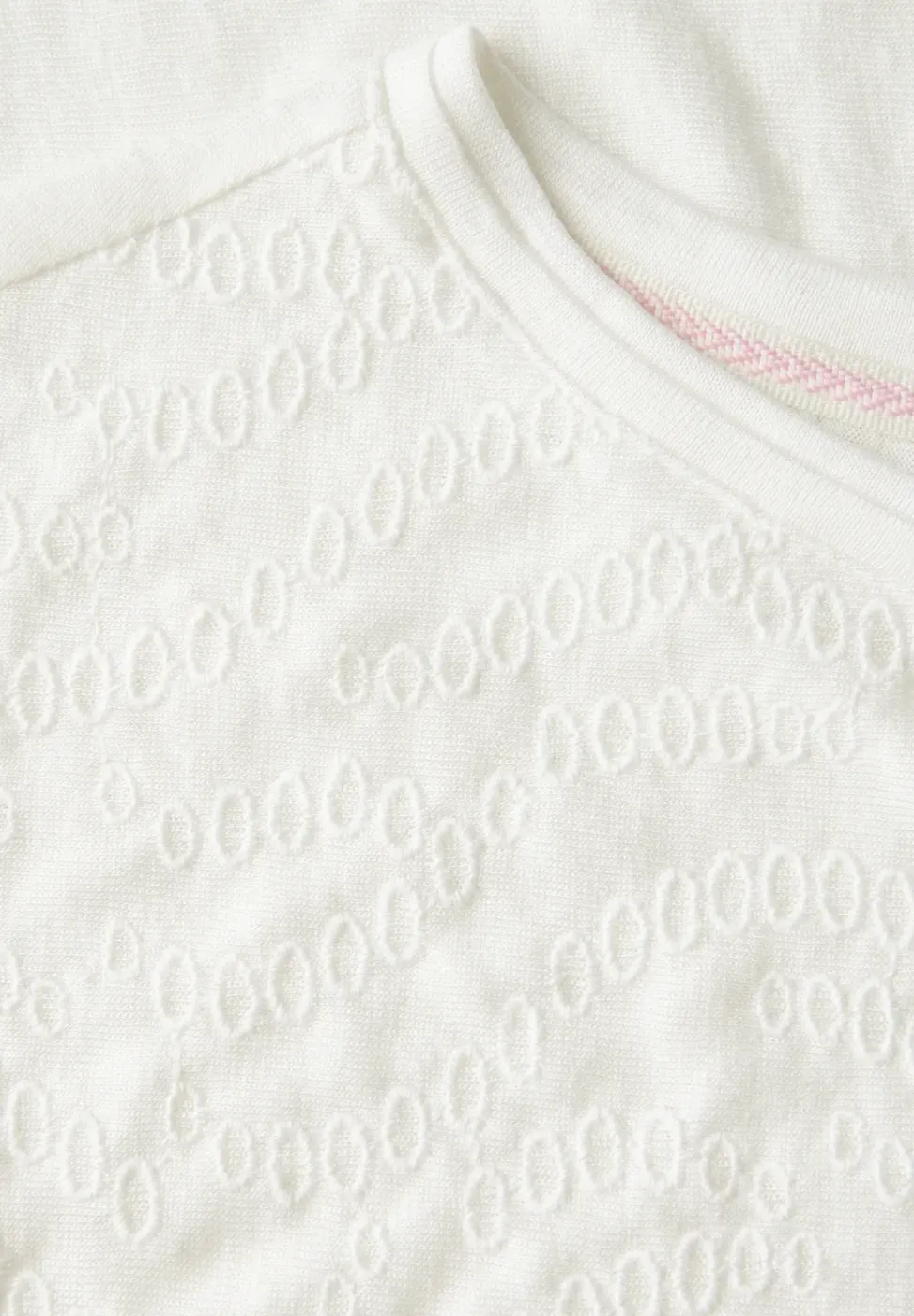 Shirt met geborduurd patroon
