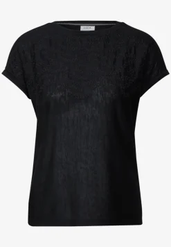 Shirt met geborduurd patroon