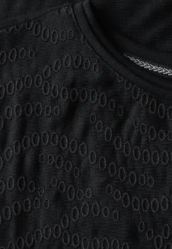 Shirt met geborduurd patroon