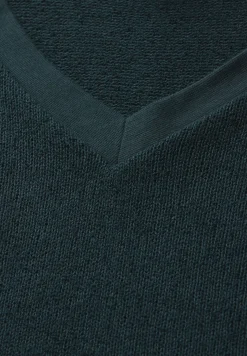 Shirt met gebreide look