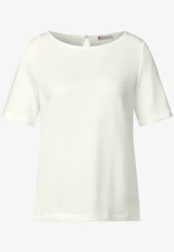 Shirt met gebreide look