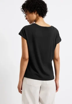 Shirt met gehaakte details