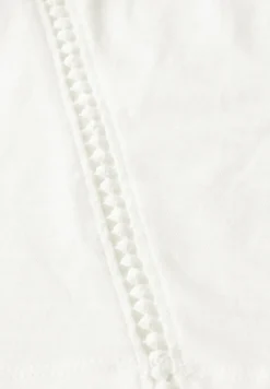 Shirt met gehaakte details