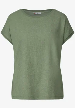 Shirt met gemengde structuur