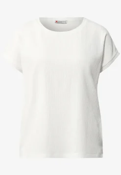 Shirt met gemengde structuur