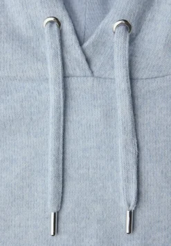 Shirt met gemêleerde capuchon