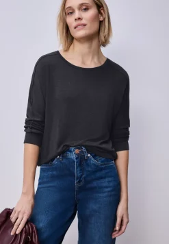 Shirt met gemêleerde look