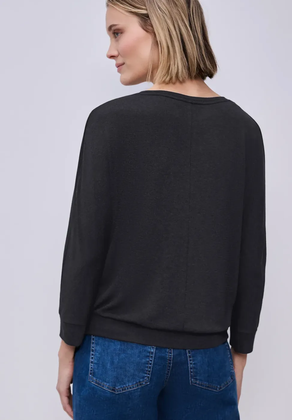 Shirt met gemêleerde look