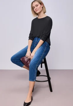 Shirt met gemêleerde look