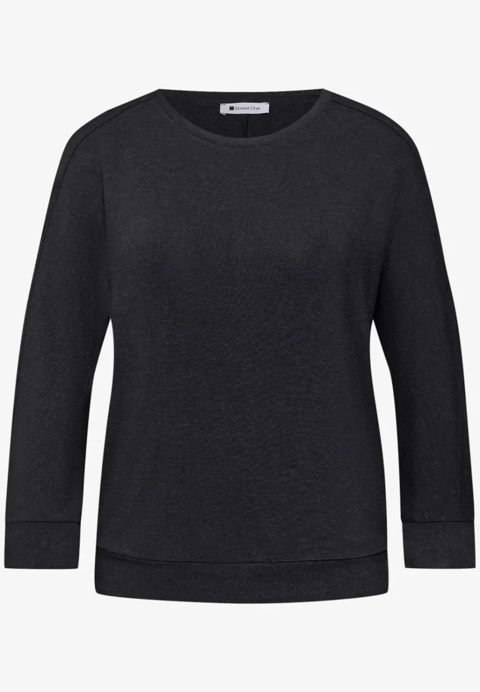 Shirt met gemêleerde look