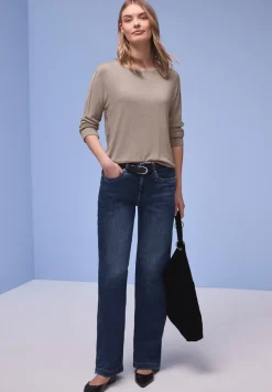 Shirt met gemêleerde look