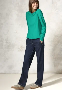 Shirt met gemêleerde look