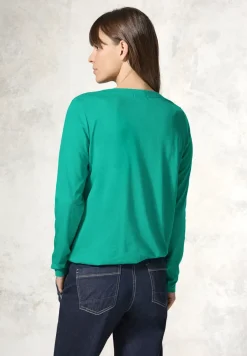 Shirt met gemêleerde look