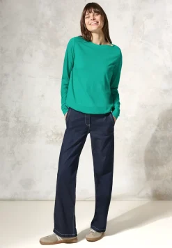 Shirt met gemêleerde look