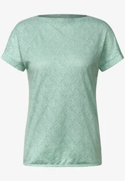 Shirt met gemêleerde look