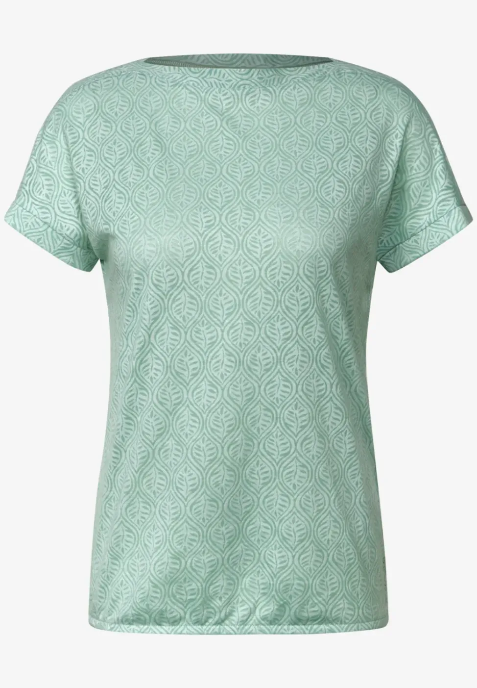 Shirt met gemêleerde look