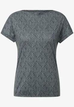 Shirt met gemêleerde look