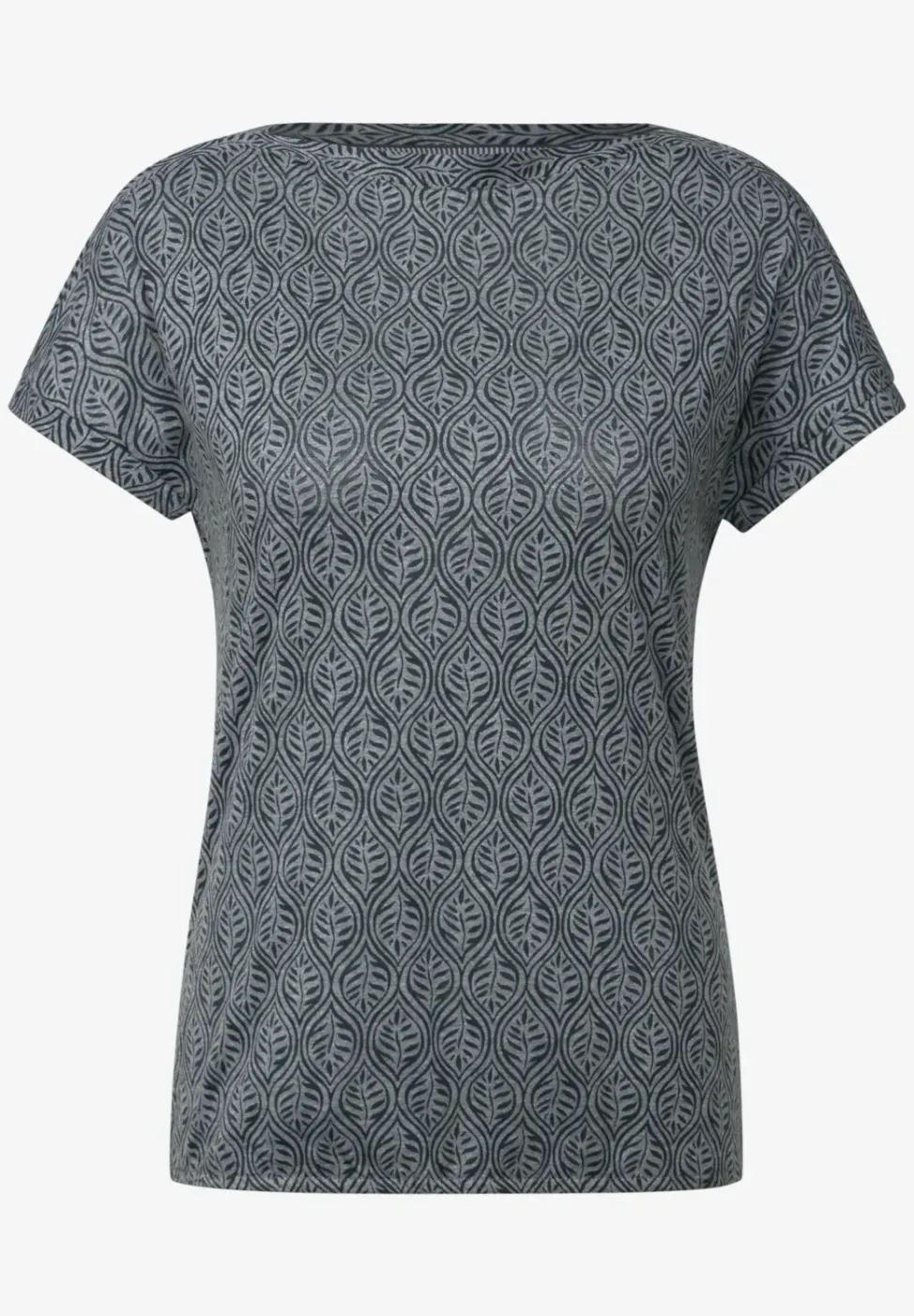 Shirt met gemêleerde look