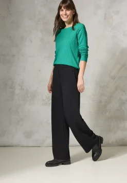 Shirt met geribbelde structuur