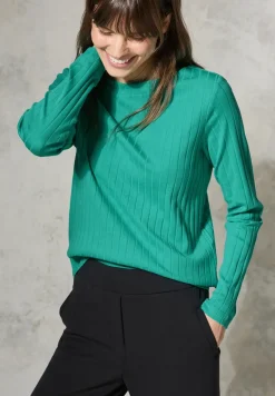 Shirt met geribbelde structuur