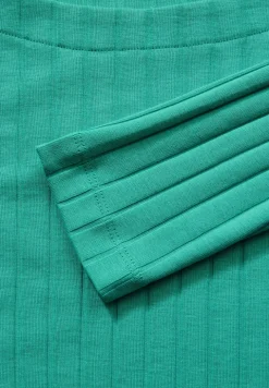 Shirt met geribbelde structuur