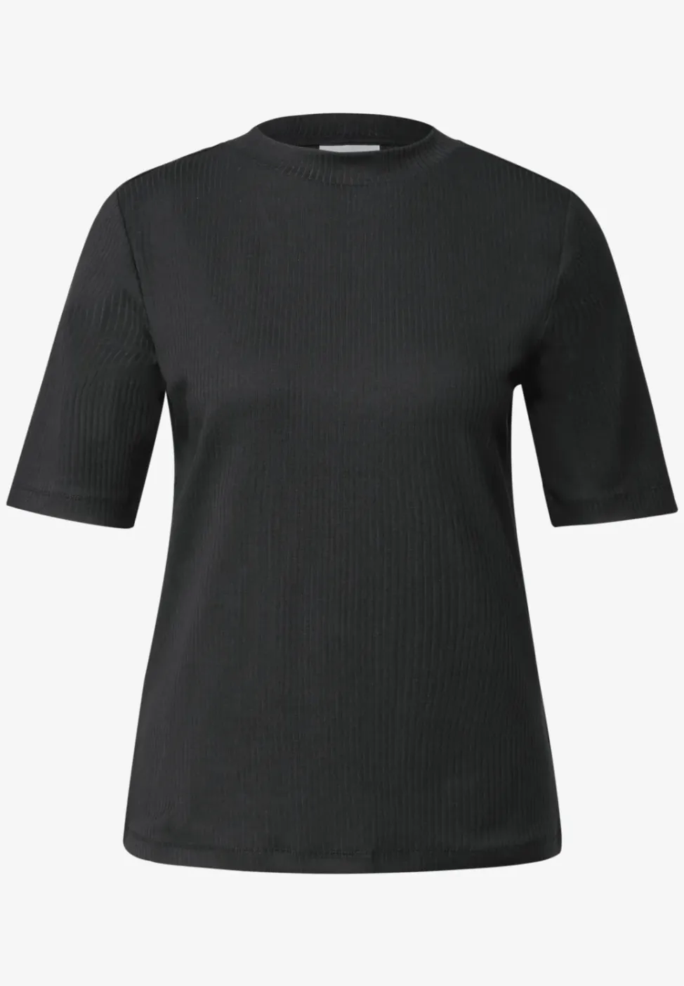 Shirt met geribbelde textuur