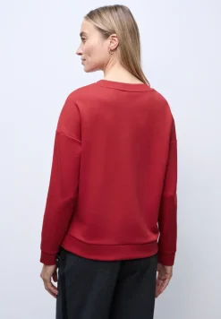 Shirt met geribd detail