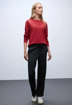 Shirt met geribd detail