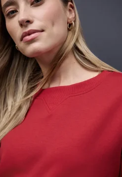 Shirt met geribd detail