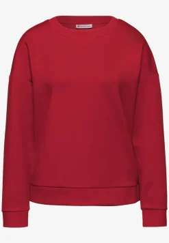 Shirt met geribd detail