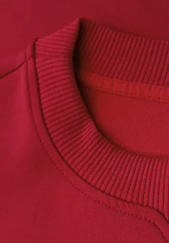 Shirt met geribd detail
